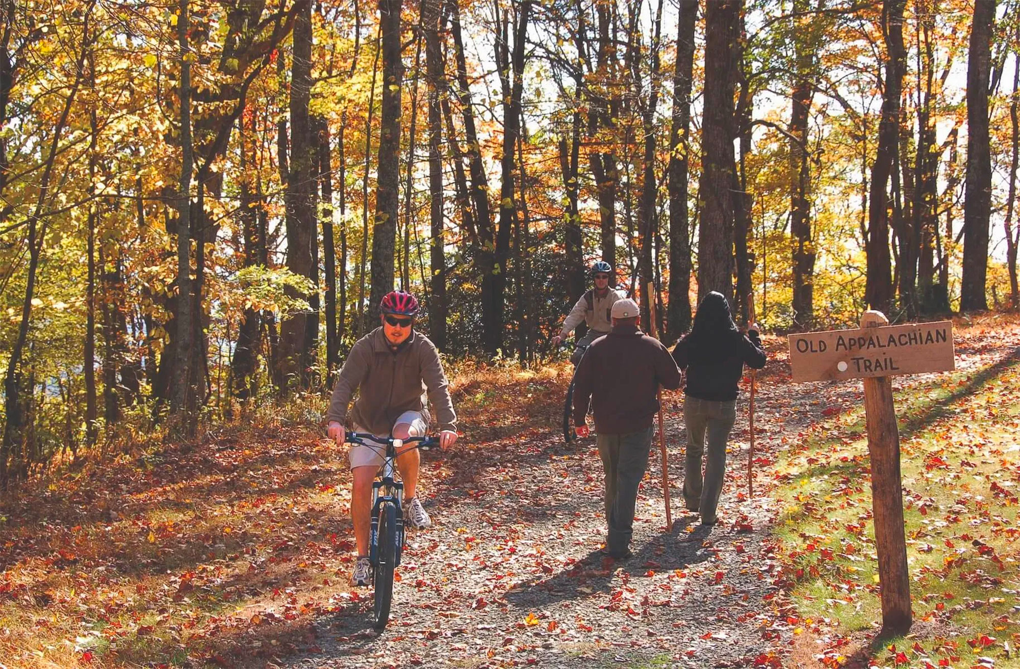 Biking the store appalachian trail